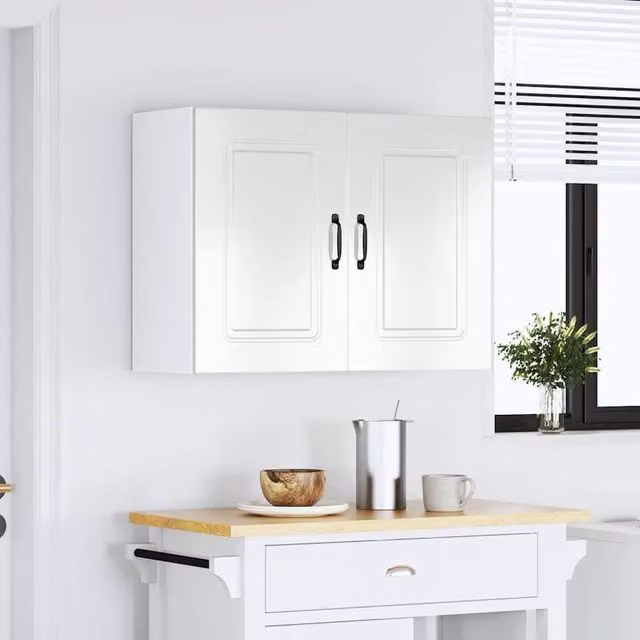 Berkfield Home Kalmar Wall Mounted Kitchen Cabinet in High Gloss White