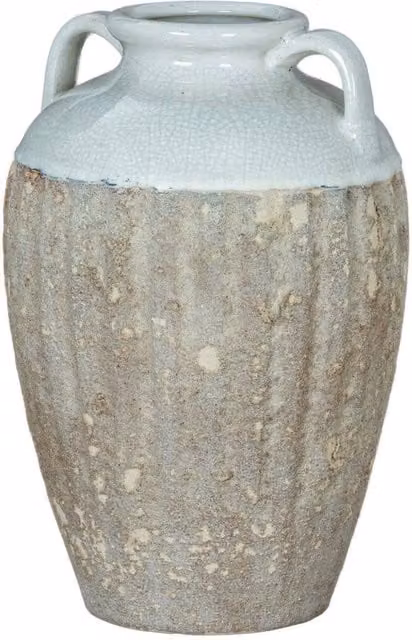 KDMD Thorne Large Ceramic Amphora Vase in Grey – 1