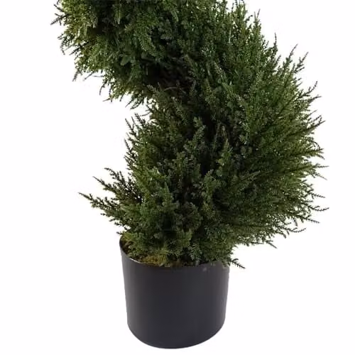 Botanik Realistic Artificial Green Topiary Tree, H 120 cm x W 35 cm x D 35 cm – 1
