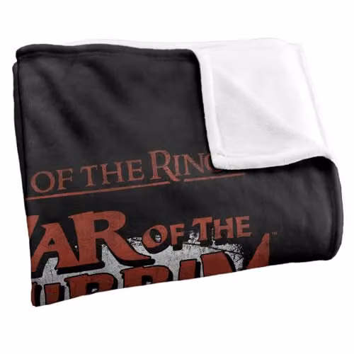 Warner Bros. Lord Of The Rings War Of The Rohirrim Helm Hammerhand Band Silky Touch Super Soft Fleece Throw Blanket, W/D/H: 91 x 147 cm, Multicolour – 2