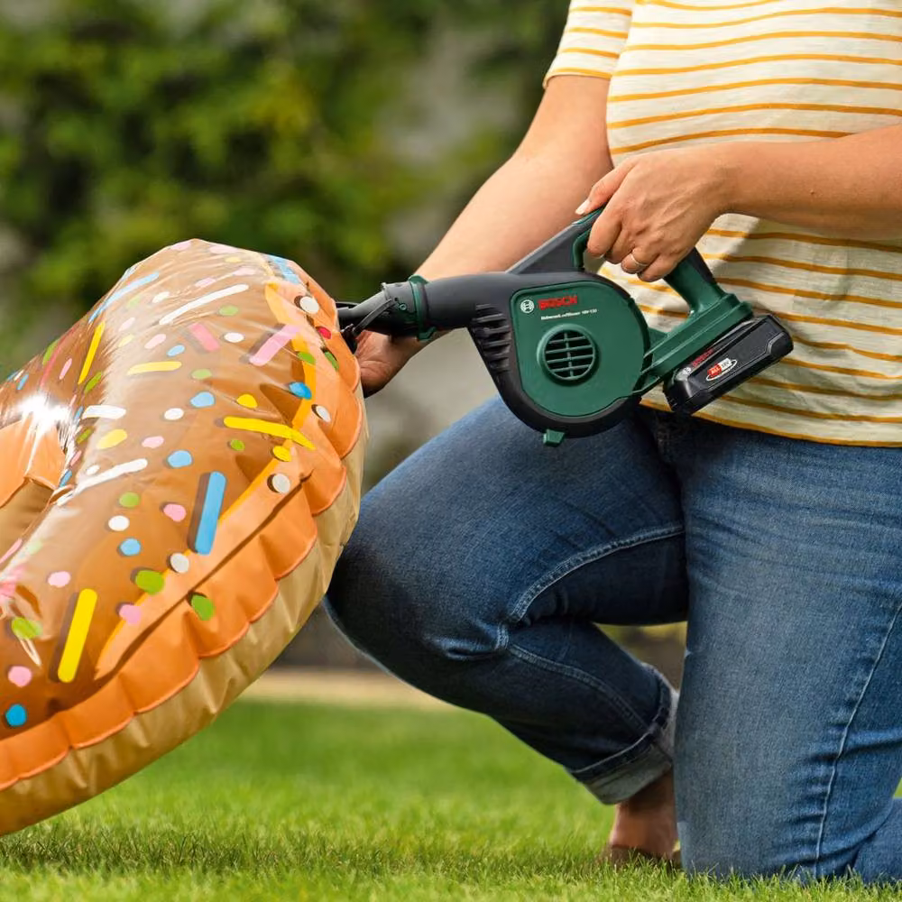Bosch Universal 18V-130 Cordless Leaf Blower, Green – 6