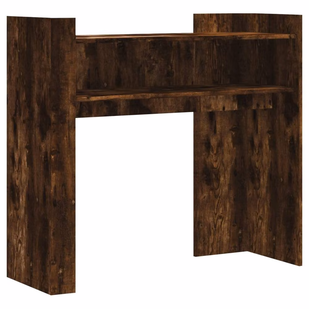 Berkfield Home Classic Console Table in Smoked Oak Brown, W/D/H: 100 x 35 x 90 cm – 2
