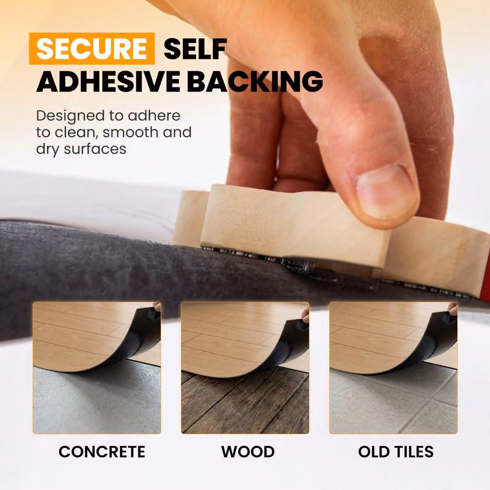 Novecrafto Self Adhesive Wood Look Vinyl Floor Planks, Pack of 10, Beige and Brown, Size: 91.4 x 15.2 cm – 5