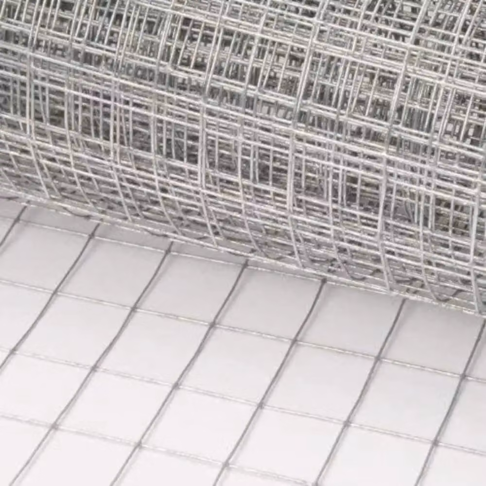 Marco Paul Silver Galvanised Steel Weld Mesh Trellis Panel W: 90 cm, H: 60 cm – 4