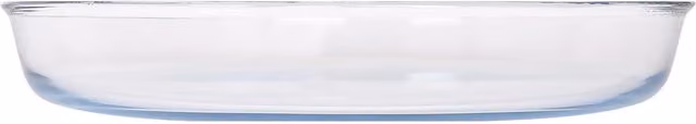 Argon Tableware Round Glass Pie Dish, Transparent/White, Diameter: 32 cm