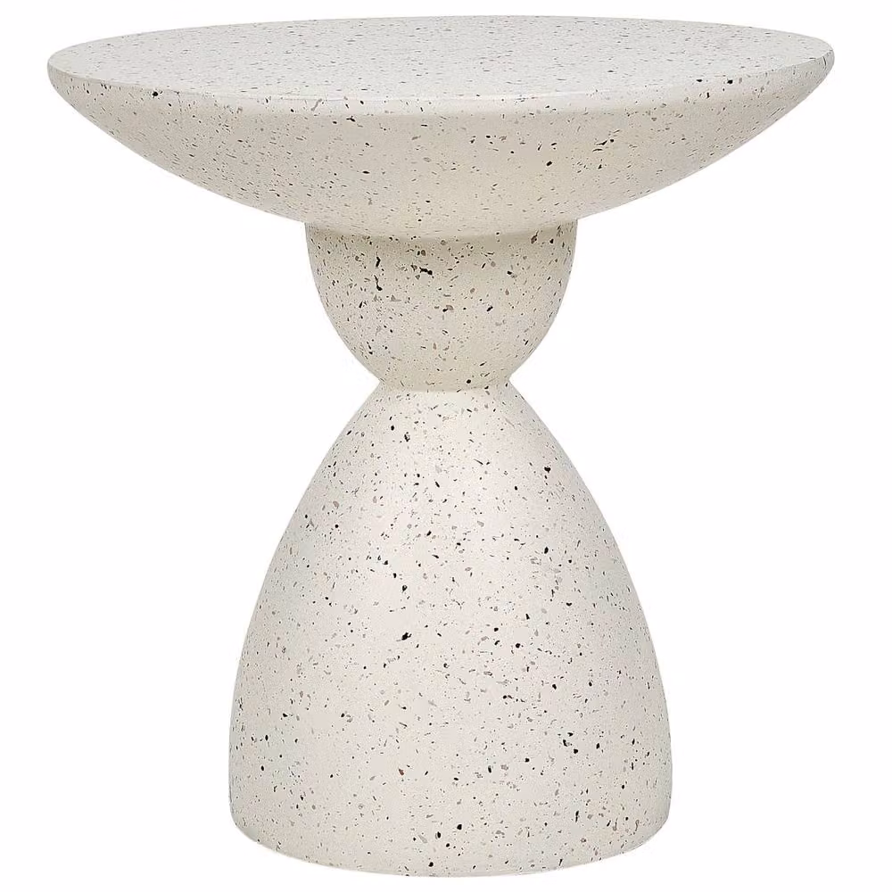 Wyld and Coco Terrazzo White Round Side Table – 2