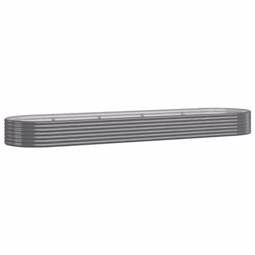 vidaXL Raised Garden Bed in Brown Steel