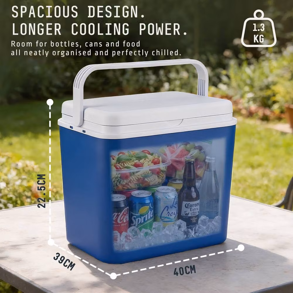 Voyager 24L Insulated Cooler Box in Blue – 3