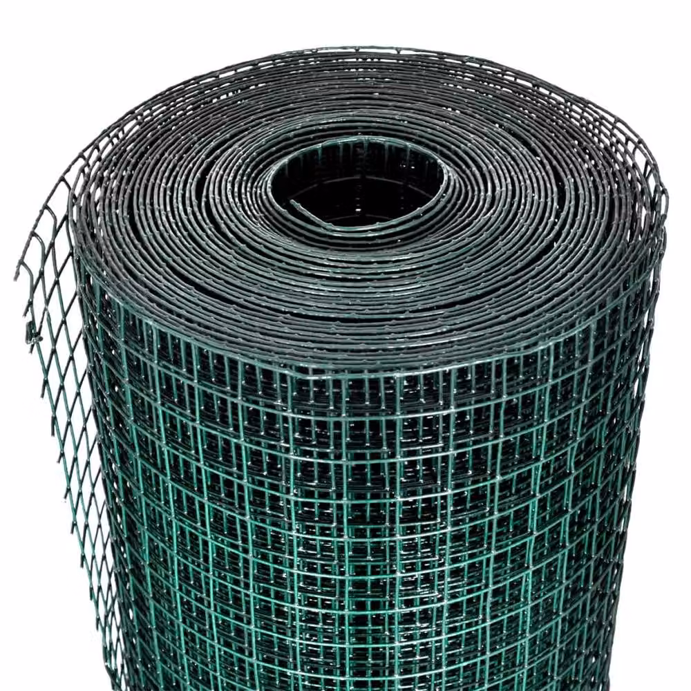 Berkfield Home Green Galvanised Steel Chicken Wire Fence Mesh, 1 x 25 m – 3