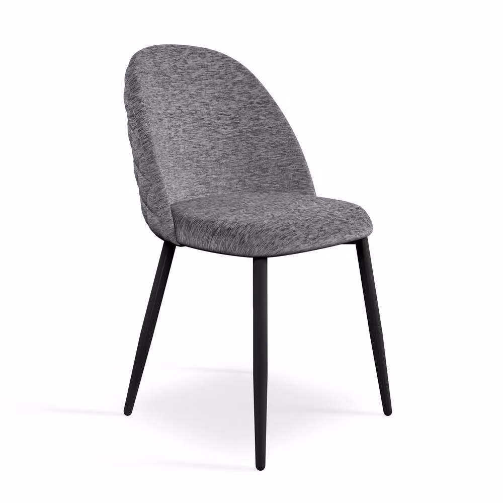 More4Homes Juno Concrete Ceramic Rectangular Dining Table and 8 Raye Grey Velvet Chairs – 3