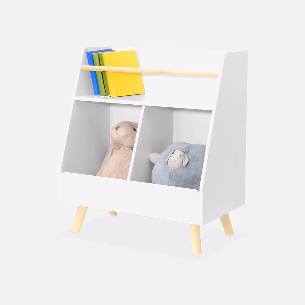 sweeek Storage Unit with 2 Compartments, White, W/D/H: 69.5 x 35.0 x 61.5 cm – 2