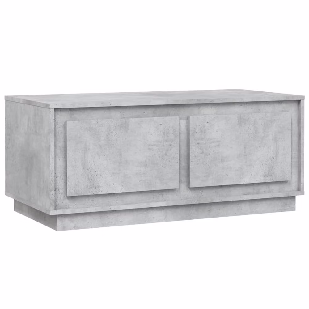 Berkfield Home Decorative Coffee Table in Concrete Grey, W/D/H: 102 x 50 x 44 cm – 1