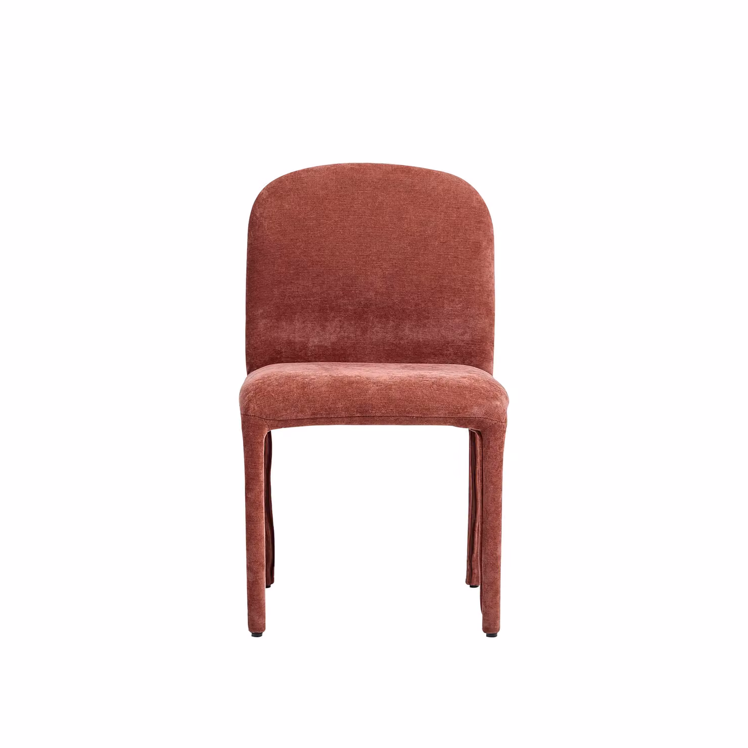 Nordlys Set of 2 Red Scandinavian Fabric Upholstered Dining Chairs – 6