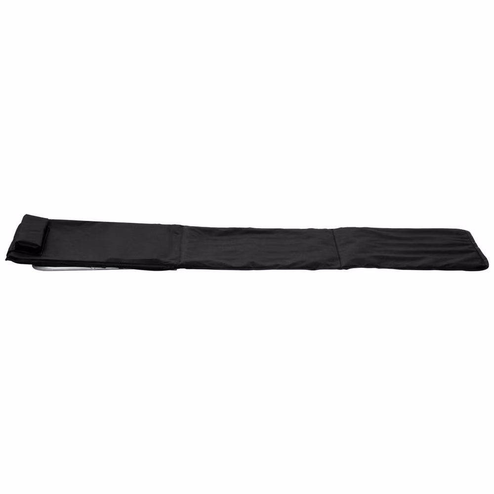 EONLION 2 Piece Black Textilene Beach Mat and Reclining Chair Set with Adjustable Headrest, Width: 100 cm – 5