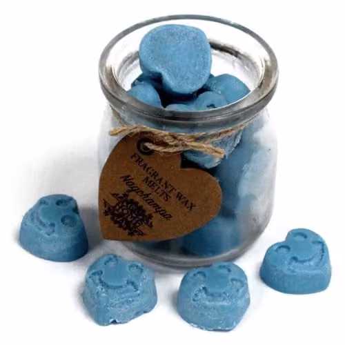 Ancient Wisdom Nag Champa Soy Wax Melts in Blue, 2 x 8 g