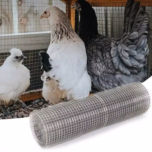 EONLION Silver Galvanised Metal Wire Mesh Fencing, Height: 100 cm