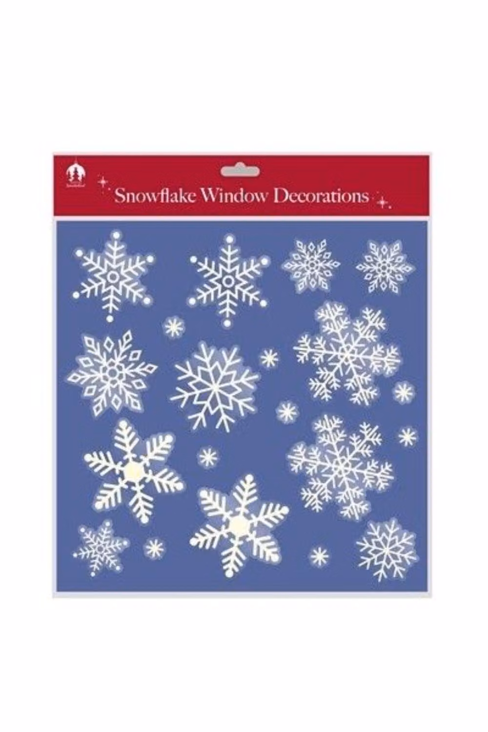 KDMD Snowflake Window Stickers, 6 Pack, White Reusable Adhesive Plastic Decorations – 2