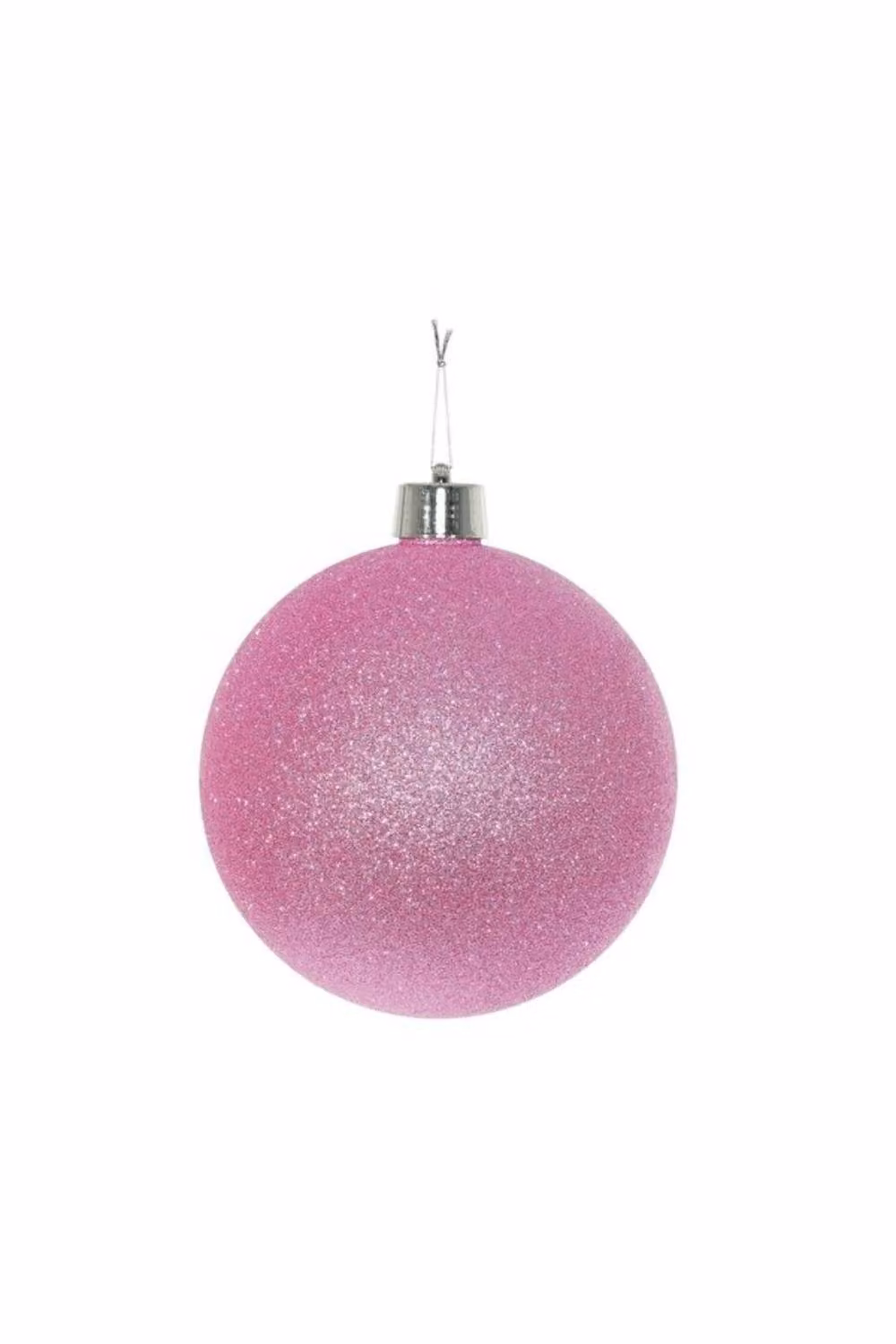 KDMD Pink Glitter Shatterproof Christmas Bauble, Diameter: 20 cm – 2