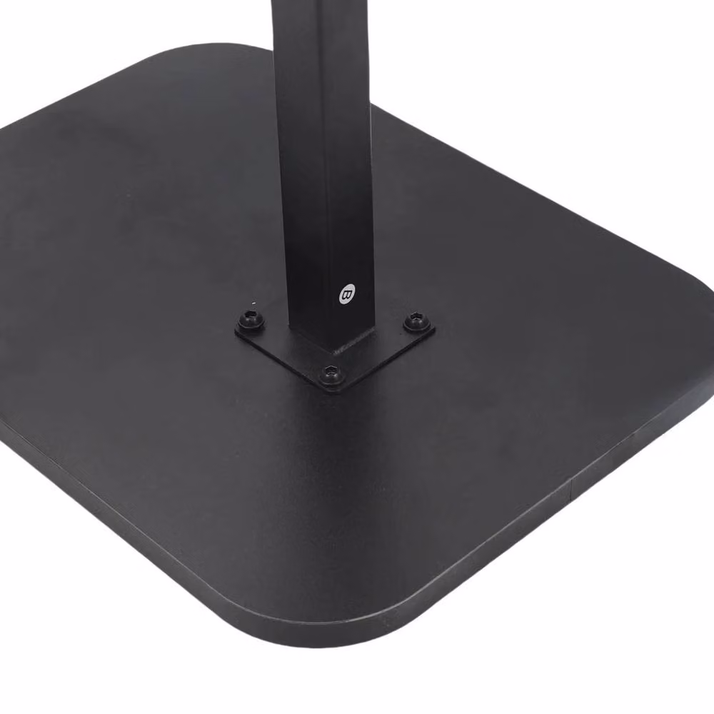 NESTLUNE Black Height Adjustable Portable Laptop Desk with Castors – 4