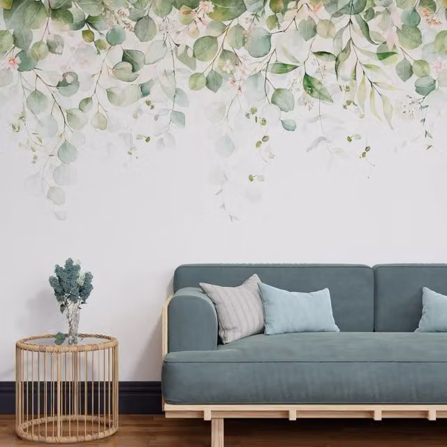 Superfresco Easy Botanical Cascade Blush Pink Floral Wall Mural, W: 300 cm, H: 280 cm – 1