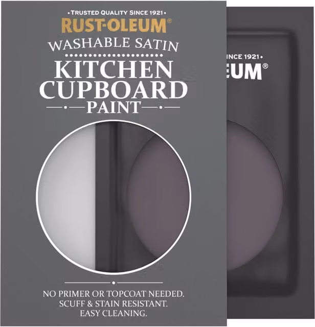 Rust-Oleum Kitchen Cupboard Satin Finish Tester Sachet in Purple Grape Soda, 10ml