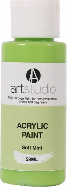 Art Studio Professional Acrylic Paint in Soft Mint, 9.7 cm