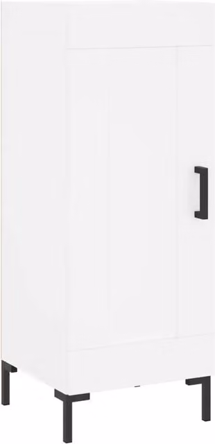 Berkfield Home Modern White Sideboard in Engineered Wood W/D/H: 34.5 x 34.5 x 90 cm – 1