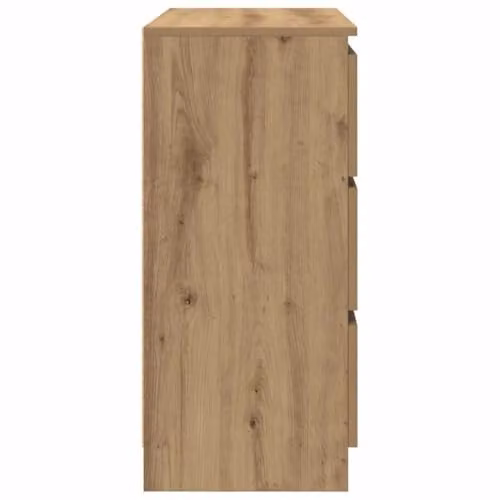vidaXL Artisan Oak Sideboard in Brown, W/D/H: 80 x 35 x 76 cm – 5