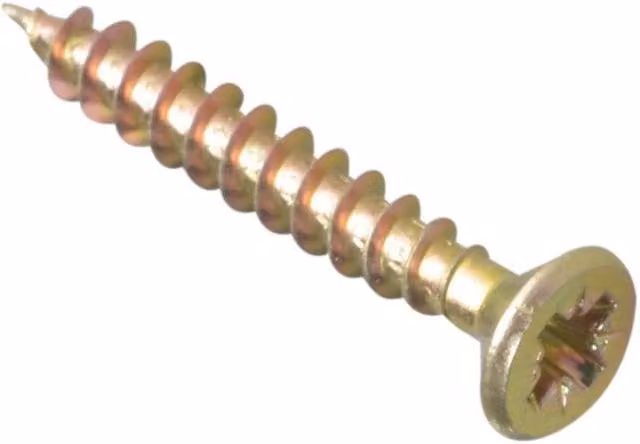Forgefix Multi-Purpose Pozidriv Chipboard Self-Countersinking Screws, Silver, 4.0 x 30 mm, Box of 200