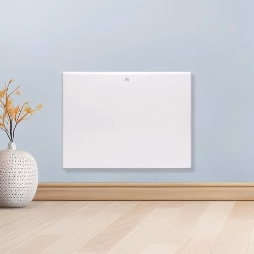 Purus 600W White Convector Electric Panel Heater, Wall Mounted or Freestanding