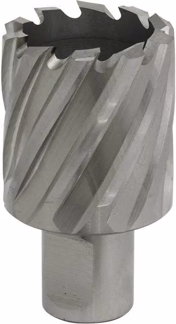 Loops M2 Steel Annular Metal Core Drill Bit 34mm Diameter, 25mm Depth, Silver