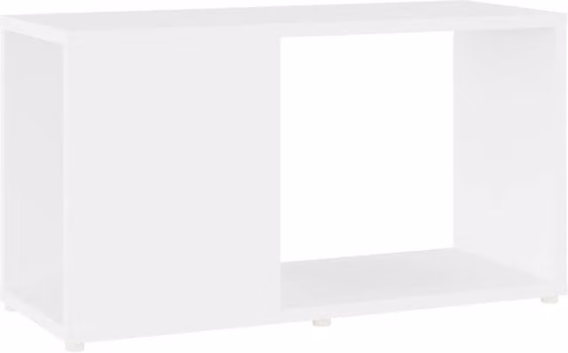 Berkfield Home White TV Cabinet in Engineered Wood W/D/H: 60 x 24 x 32 cm – 1