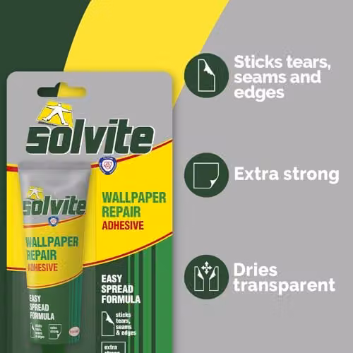Solvite Wallpaper Repair Adhesive 3 x 56 g – 4