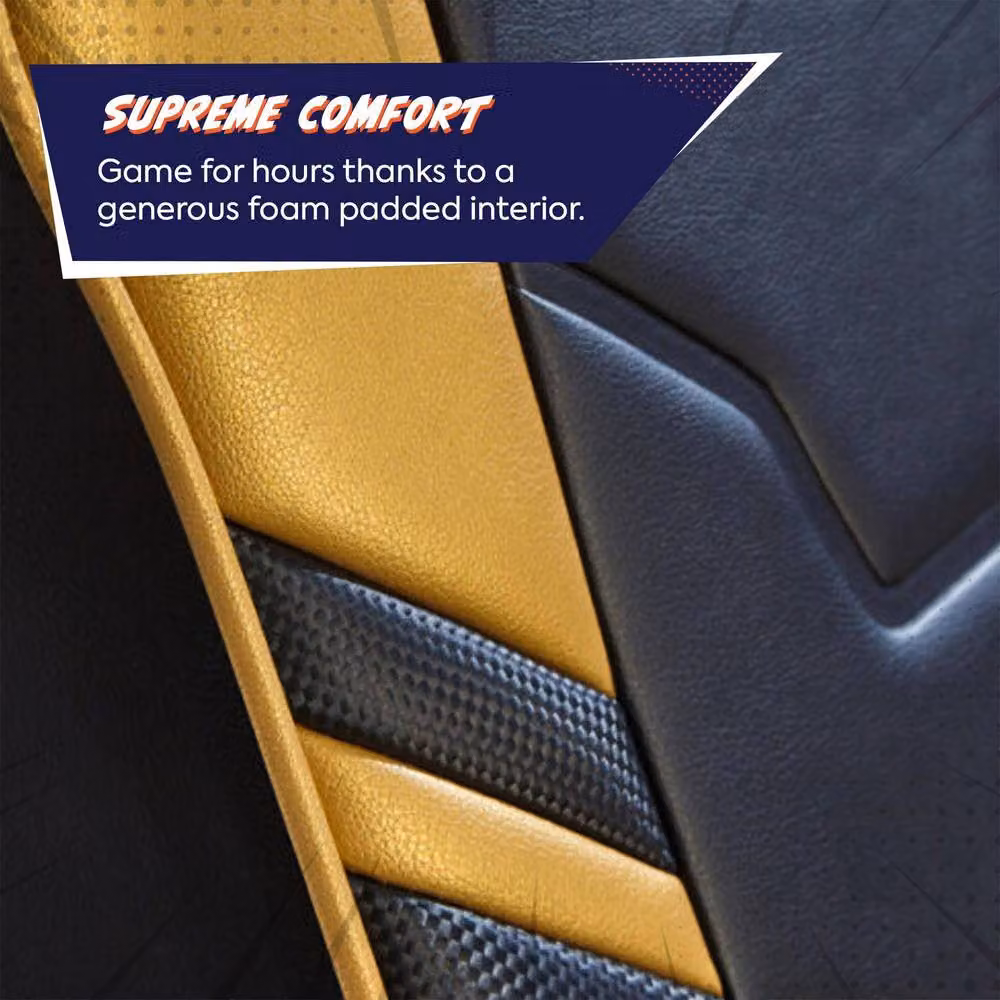 X Rocker Shadow 2.0 Audio Floor Rocker Gaming Chair for Kids in Gold – 2