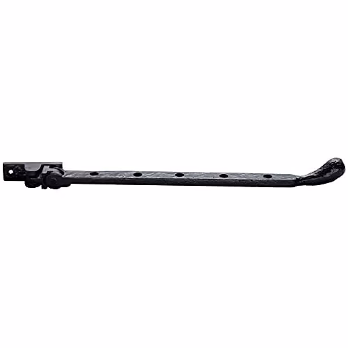 Loops Bulb Ended Casement Stay in Black Antique, 25.4 cm