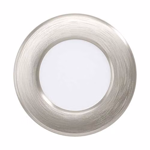 Loops Silver Metal Recessed LED Wall and Ceiling Flush Downlight