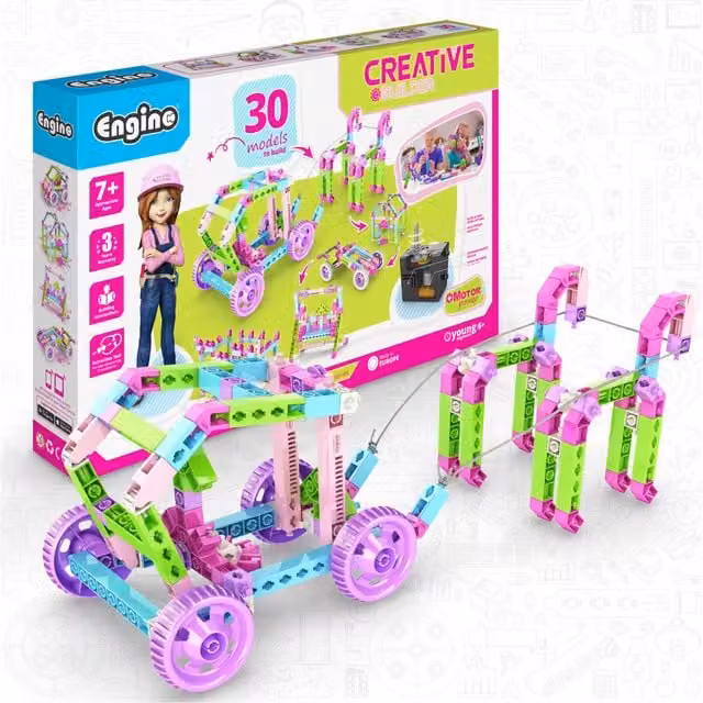 Engino Creative Builder 30 Models Designer Motorised Set in Multicolour