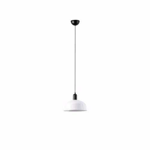 Faro Barcelona TATAWIN M Metal Dome Pendant Ceiling Light White