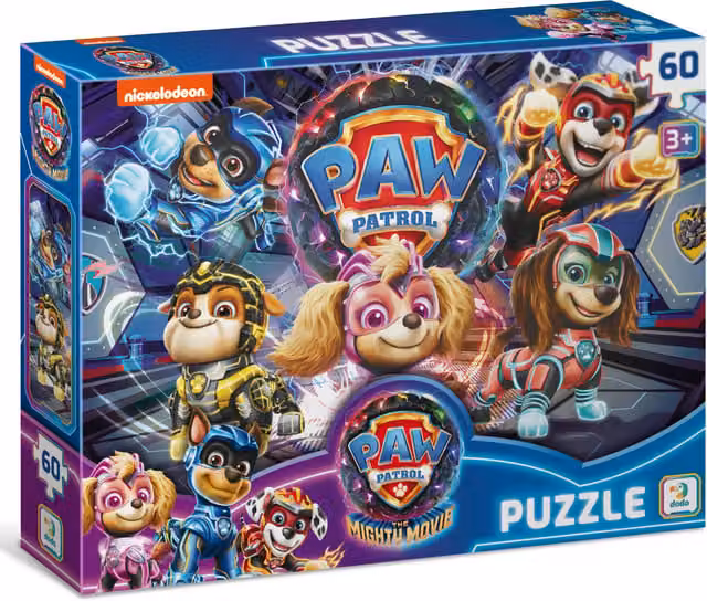 Paw Patrol Operation Meteor Blast Jigsaw Puzzle by DODO, 60 Pieces, Blue and Multicolour