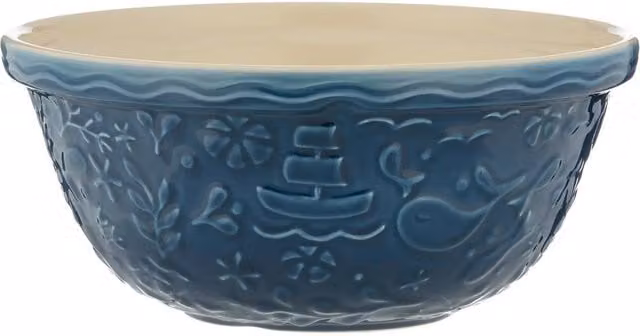 Mason Cash Nautical S12 Ceramic Mixing Bowl, Blue, Diameter: 29 cm – 1