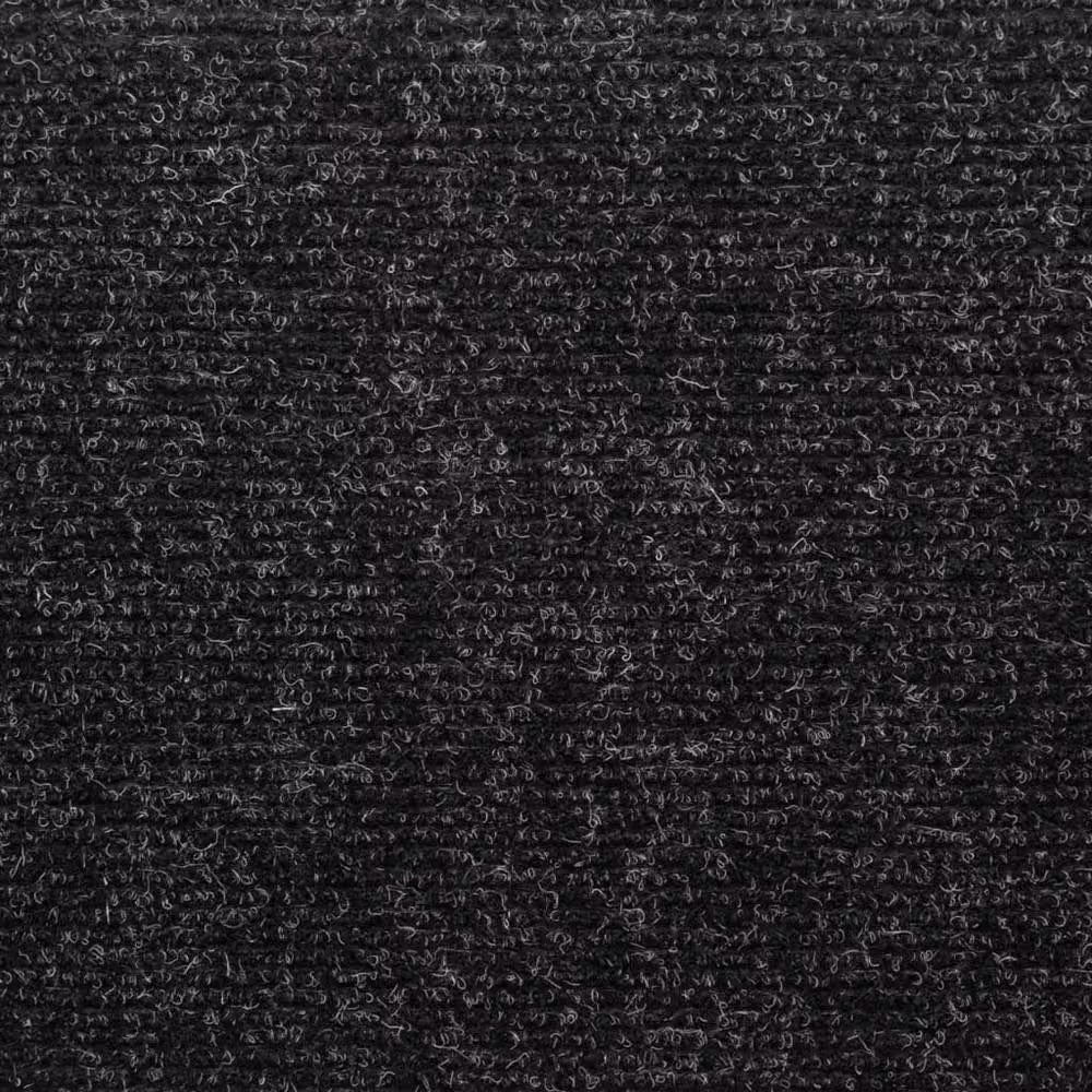 Berkfield Home Non-Slip Self-Adhesive Stair Mats, 10 Pack, Black, W/D/H: 65 x 21 x 4 cm – 5