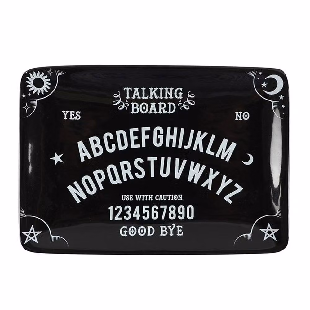 Uniqueful Black and White Ceramic Talking Board Trinket Dish Bowl – 2
