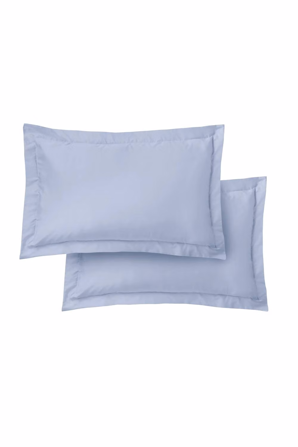 Bianca 400 Thread Count Cotton Sateen Oxford Pillowcase Pair, Blue, W/D/H: 50 x 75 cm – 2