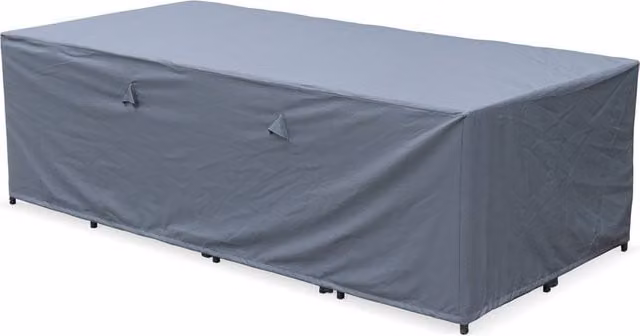 sweeek Vabo Water-Repellent Polyester Garden Table Set Protective Cover in Grey – 1