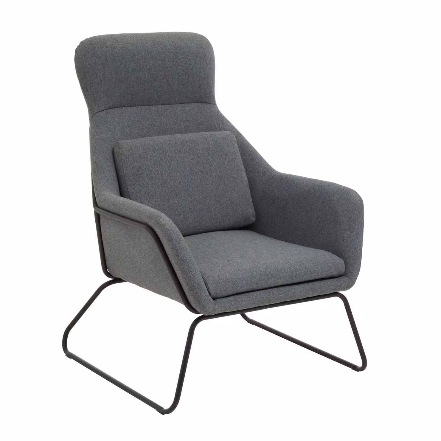 Orsina Stockholm Grey Velvet Armchair – 2