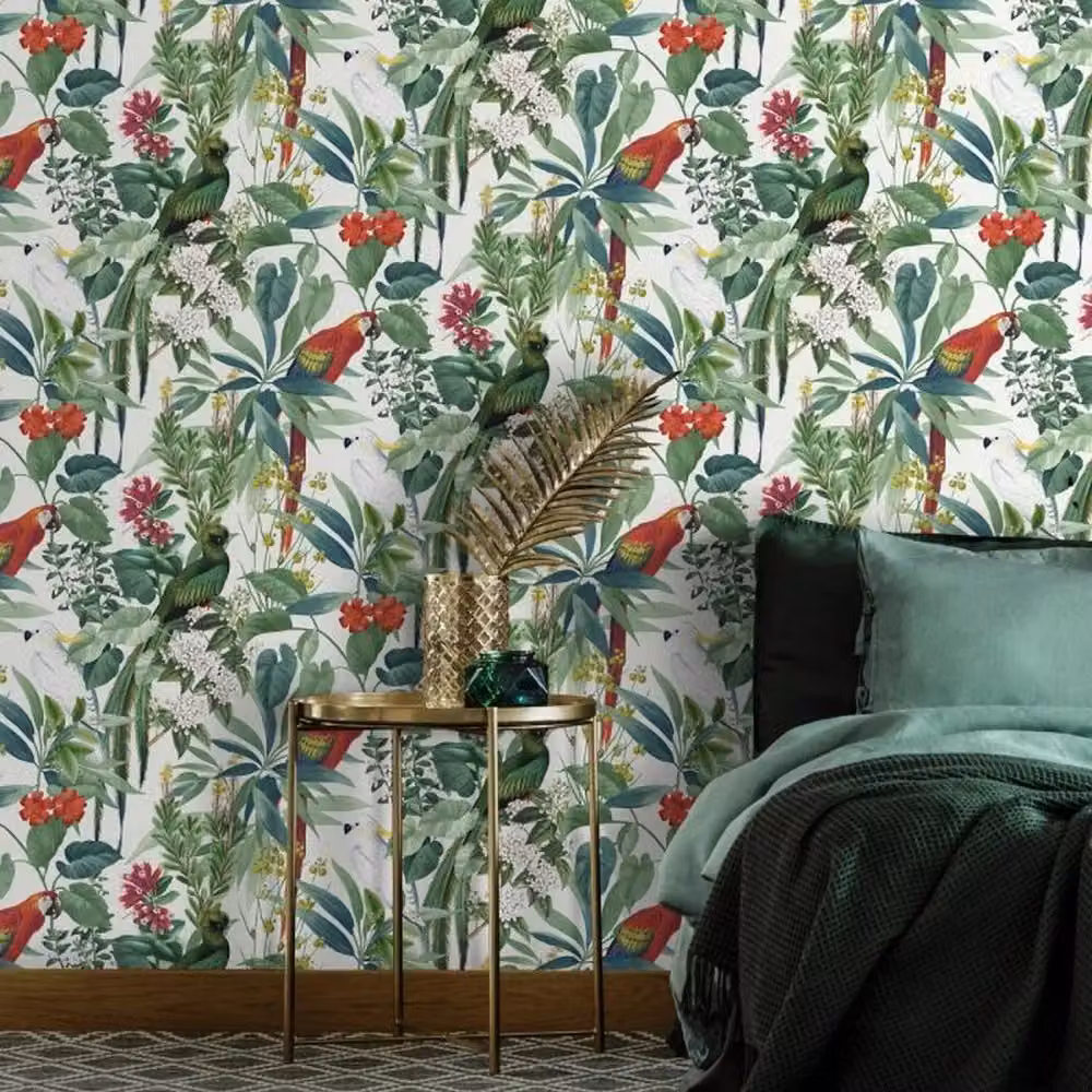 World of Wallpaper Ikala Multicolour Botanical and Floral Matt Wallpaper Roll – 2