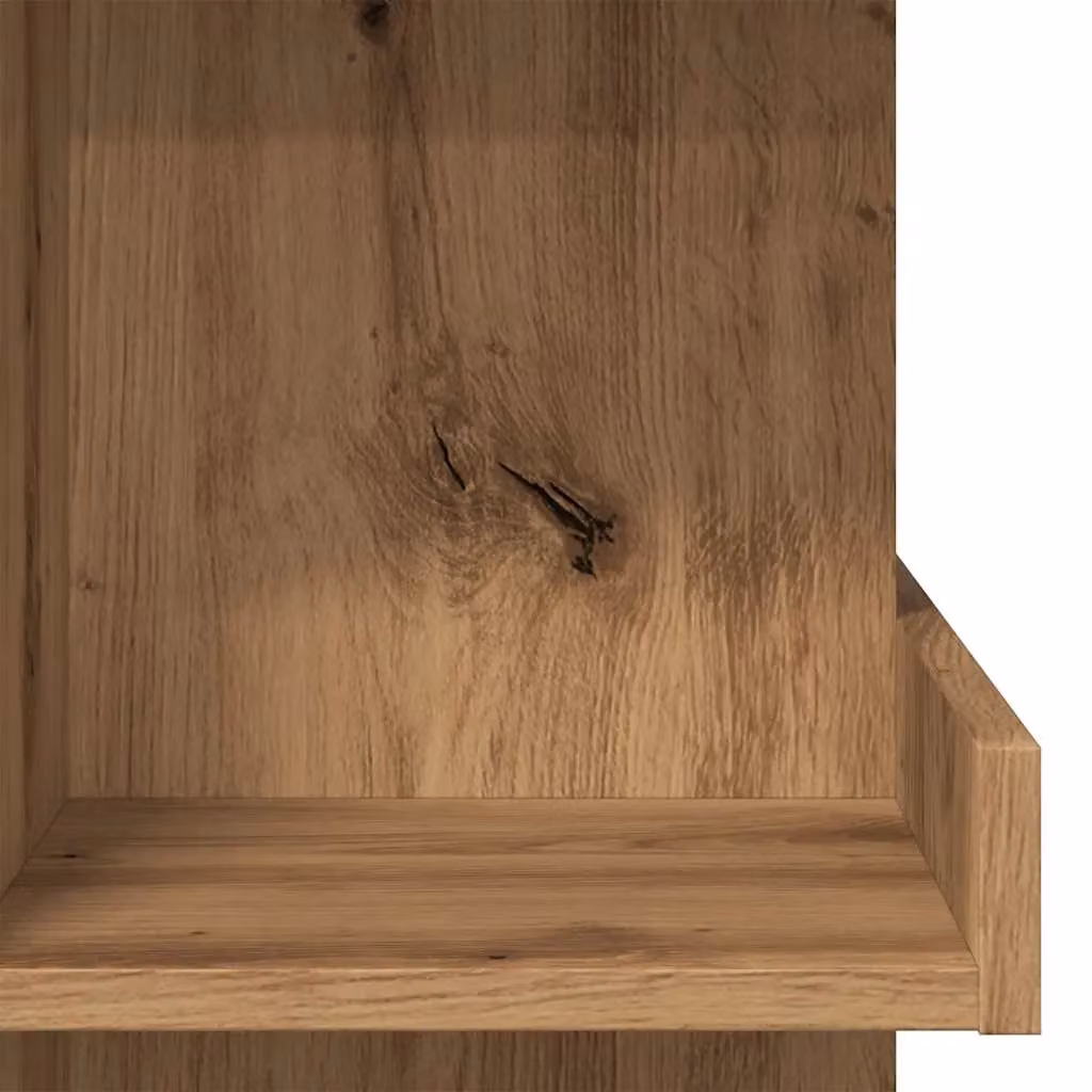 Berkfield Home Bar Table with Storage Rack in Artisan Oak Brown, W/D/H: 100 x 48 x 101.5 cm – 5