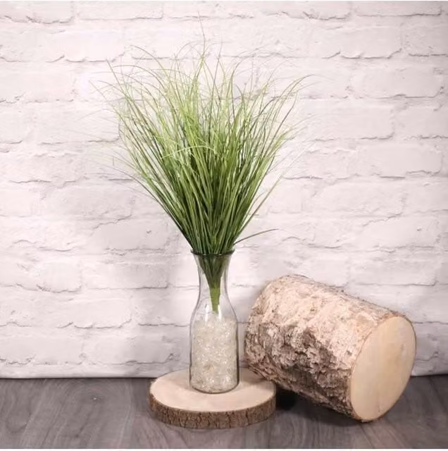 KDMD Dune Grass Bunch Green Artificial Flowers, Height: 67 cm