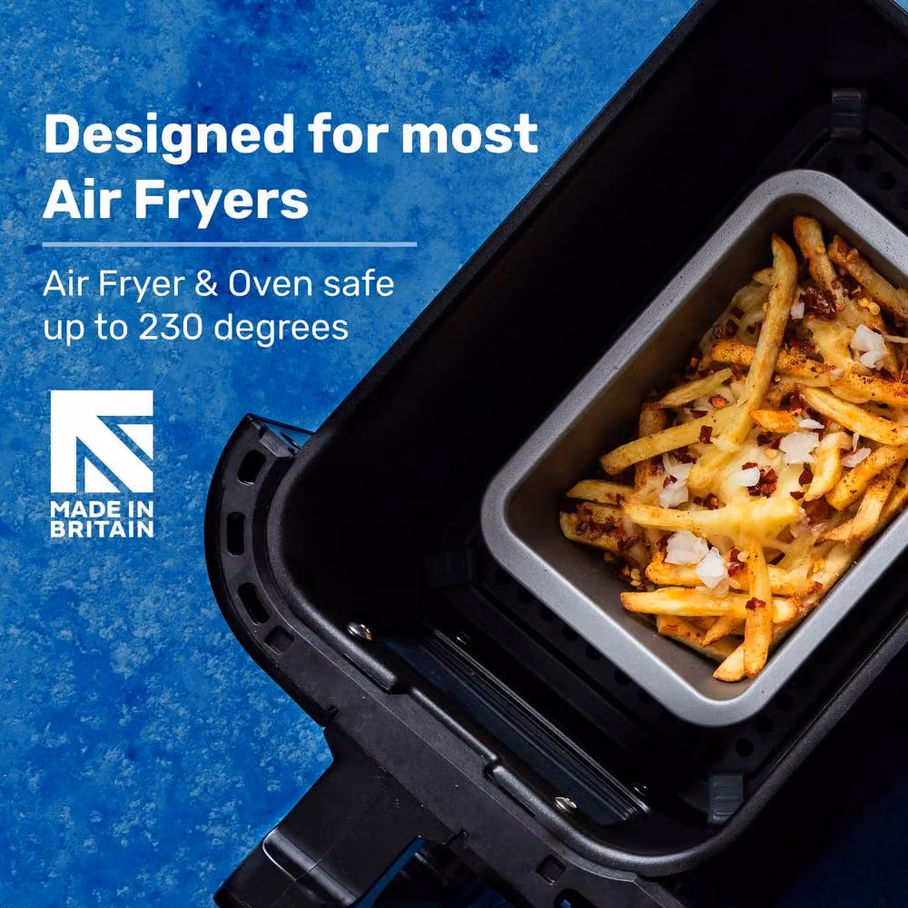 Betterware 10 Piece Non-Stick Air Fryer Accessories Set in Silver – 2