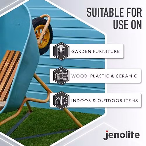 JENOLITE Garden Paint in Chalky Blue, 1 Litre – 3